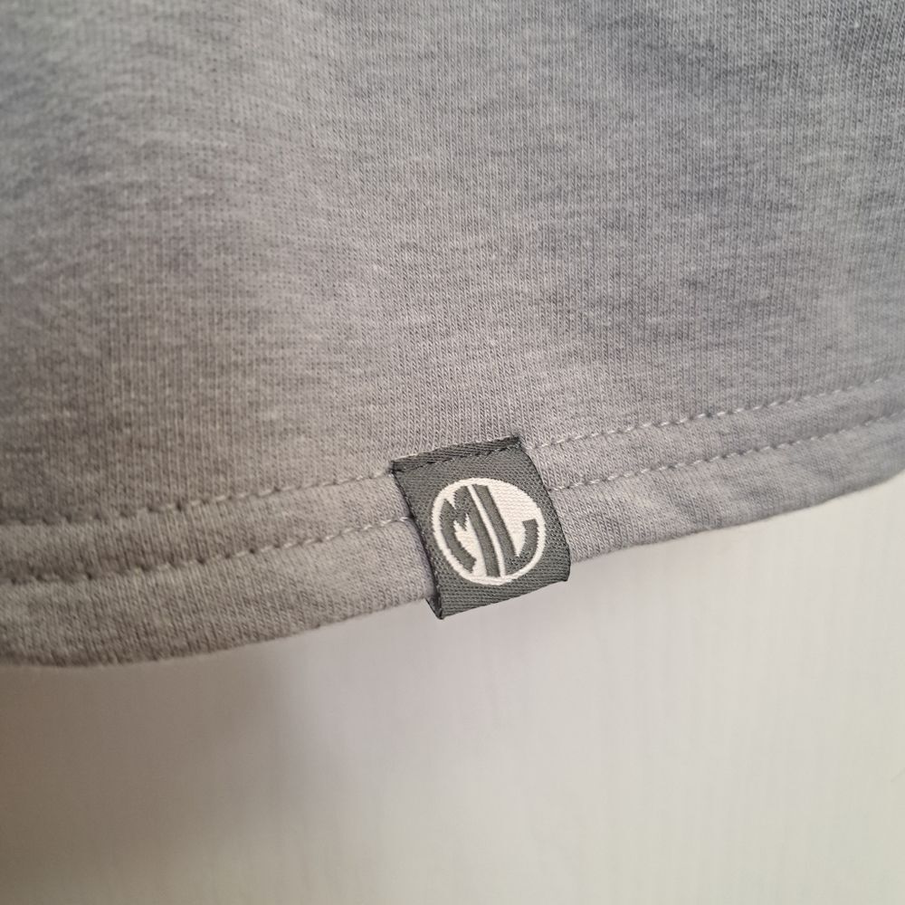 Marleylilly Partial Zip Front Gray Jacket Monogra… - image 3